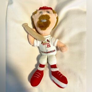 *NWT***VINTAGE* #25 Mark McGWIRE Plush Beanie Doll - 1998 MLB Licensed